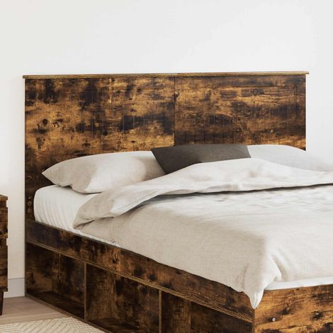 Tête de lit-Panneau de lit Chêne fumé 150 cm Bois d'ingénierie 515174 (1/5)