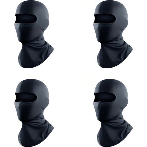 Maschera da sci a 4 pannelli，Balaclava per uomo e donna，Sport all'aria aperta，4224 cm，Blu scuro (1/5)