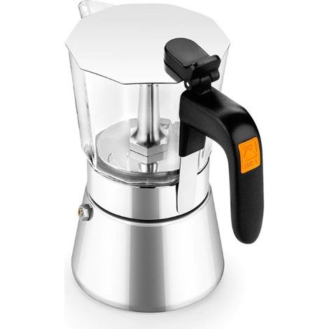Cafetera 10 Tazas Bra Flavour Crystal A170592 Inox
