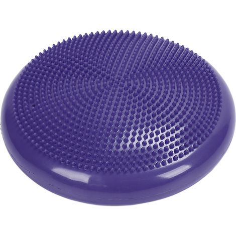 Tapis de massage professionnel à disque d'équilibre, balle de yoga, coussin de massage, balle d'entraînement et de fitness, violet (1/5)