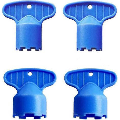 Lot de 4 clés pour aérateurs de robinet Cache, outils de démontage pour aérateurs Cache M16.5, M18.5, M21.5 et M24, 4 tailles disponibles.
