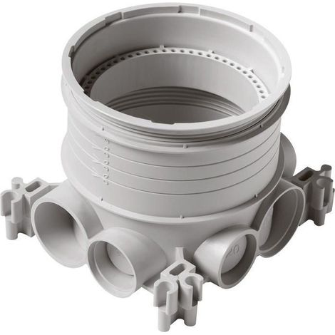 Caja empotrada sencilla para concreto alturas de solera de 50 mm a 80 mm Legrand 81988