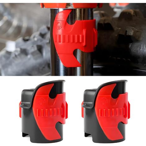 Juego de 2 herramientas para limpiar los retenes de la horquilla de la motocicleta, herramientas de limpieza para motocicletas todoterreno, herramientas para extraer los retenes de aceite de las horqu (1/5)