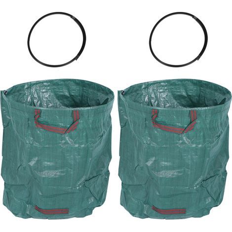 Gartensack – 72 Gallonen – Für Laub und Pflanzenabfälle – 2er-Pack (1/5)