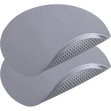 Silicone Microwave Mat - Round 12" x 12" - Set of 2 Heat Resistant Multifunctional Mat, Splatter Guard, Trivet, Hot Pad, Pot Holder