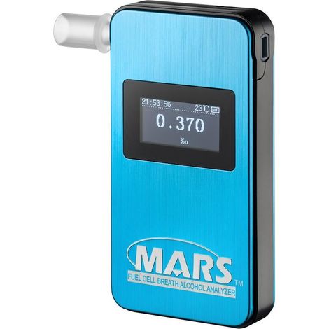 Alcovisor Alcoholímetro Electroquímico Mars BT Azul
