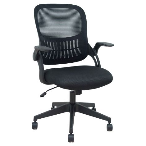 SILLA JARA NEGRA RESPALDO MALLA NEGRO ASIENTO 3D NEGRO PIQUERAS Y CRESPO 544BNM8403D840RN