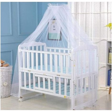 Pair Ulisem – Moustiquaire bébé polyester respirante 160 cm – Dôme confortable pour lit bébé – Protection contre insectes – Installation rapide (1/5)