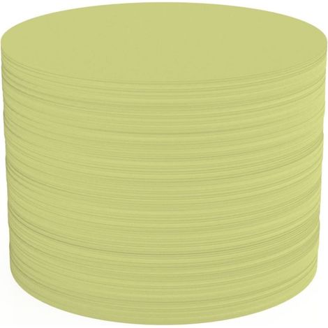 Magnetoplan Kommunikationskarte rund, Ø 100 mm, 500 Stück, gelb, D 100 mm, 500 BL 500 Stk