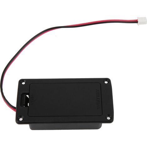 Étui à piles pour guitare et basse active, support micro et rangement pour médiators - Accessoire de remplacement instrument. (1/5)