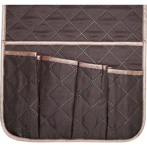 Bardusch-Organiseur accoudoir canapé bordeaux 5 poches, compatible inclinable/fauteuil/rangement TV (1/5)