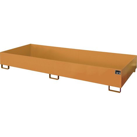 Bauer Südlohn Bac de stockage RW 3300-2, peint, orange jaune (1/2)