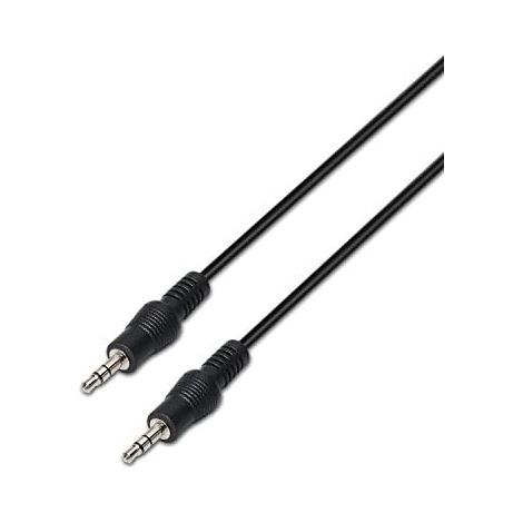 Aisens - Cavo audio stereo, jack 3.5/m-jack 3.5/m, nero, 10m (1/2)