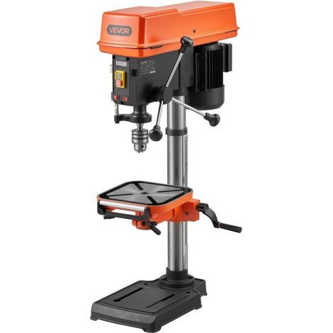 Perceuse à colonne d'établi - 550 W - Vitesse variable 340-2200 tr/min - Course 305 mm (1/5)
