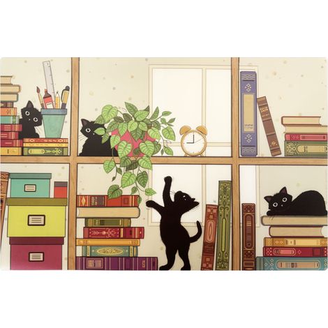 Set de table chatons dans la bibliothèque 43 cm