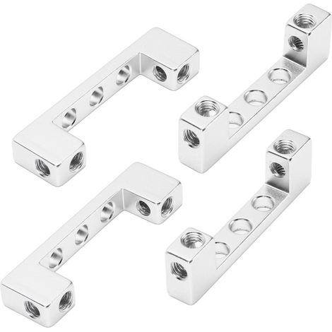 Support de servo en aluminium, base de montage à double tête, angle de 90°, lot de 4, référence 3205-0001-0003 (1/5)