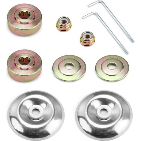 10 Pièces Detachees Debroussailleuse, Kit Ecrou Tete Debroussailleuse Universelle, Kit Fixation Ecrou Lame Boîte, pour Pieces Detachees pour Debroussailleuse et Tondeuses à Gazon