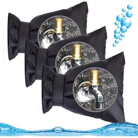 Set mit 3 frostsicheren Wasserhahnschutzkappen für Wasserleitungen und Außenwasserhähne (1/5)