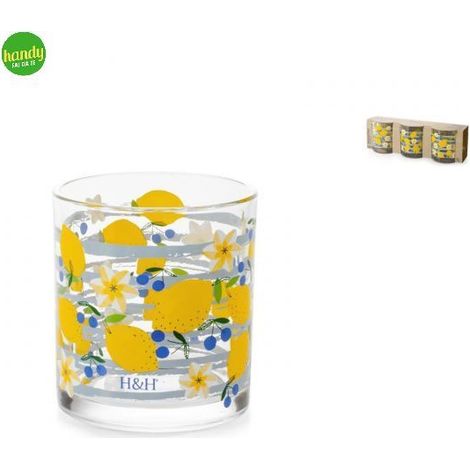 Set 3 bicchieri Zest H&H cl. 25