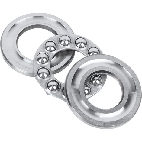 5 roulements à billes axiaux 51204, butées à billes plates, à une rangée, roulements, accessoires industriels (1/5)