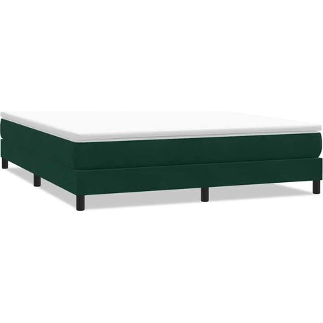 Maison Exclusive - Sommier à lattes de lit sans matelas vert foncé 180x220 cm