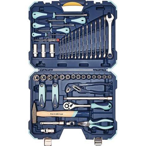 Nom
Boîte à outils 47 pcs. en mallette plastique 4-24mm TECWERK (1/4)