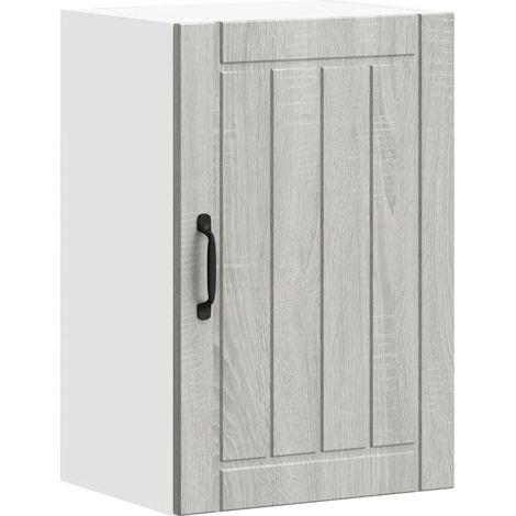 Armario de cocina mural de diseño práctico 40 x 31 x 60 cm fabricado en madera de ingeniería Sonoma gris 020050148 (1/5)