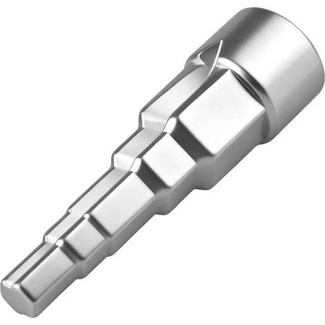 Clé de Montage Étagée Universell 5 Étages pour Radiateurs et Sanitaires  Clé à Cliquet avec Douille Carrée 1/2" pour Démonter les Vannes de Chauffage de Différentes Tailles (1/5)