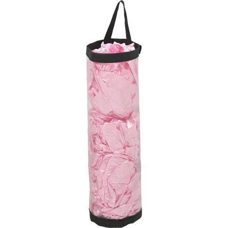Sac de Rangement Suspendu Polyester Mural Organisateur Sac Plastique Cuisine Pratique (1/4)