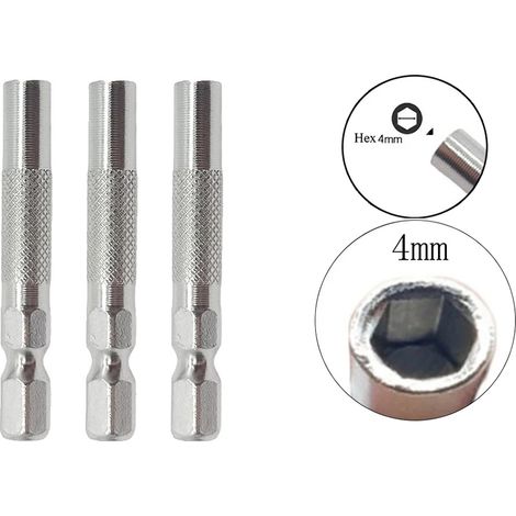 Adaptateur de mèche, Convertit 6,35 mm en 4 mm, Support magnétique pour un changement de mèche facile, 3pcs, Expédier dans les 24 heures-b (1/2)