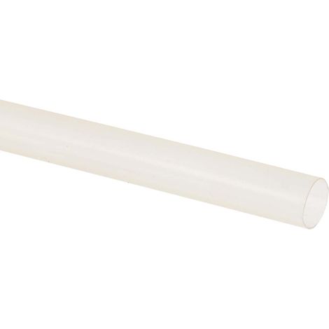 Gaine thermorétractable RS PRO, Dia. 6.4mm Clair rétreint 2:1, 1.2m ( Prix pour 1 )