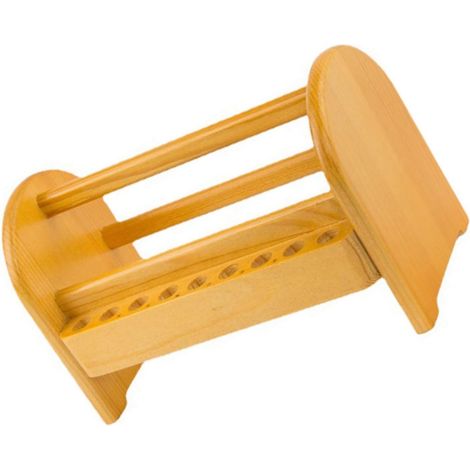 d outils pour lunettes en bois naturel étagère de rangement (1/5)