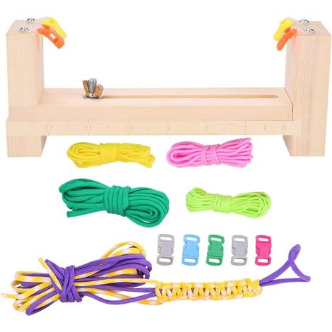 Jig de Fabrication de Bracelets en Paracorde - Outil DIY pour Création de Bracelets Parachute