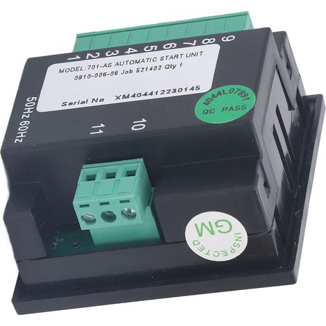 Générateur contrôleur manuel automatique démarrage arrêt urgence arrêt LED défaut indicateur module commande avec clés DC8-35V (1/5)