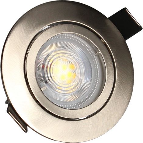 KIT 3 Einbaustrahler aus Stahl JADE Orient. TRIAC-MODUL 5W, 2700K, 400lm, Ø83 Arlux Lighting