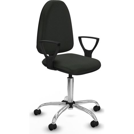 Silla de oficina Piqueras y Crespo negra 59 cm 100 kg