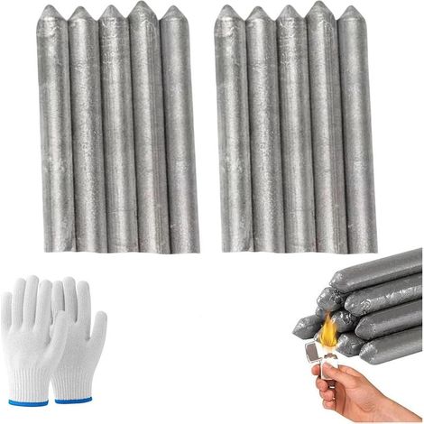 2026 New Low Temperature Universal Welding Rod, Lighter Melt Welding Rods, Metal Universal Low Temperature Easy Melt Welding Rods for Aluminum, Copper, Iron (10pcs) (1/5)