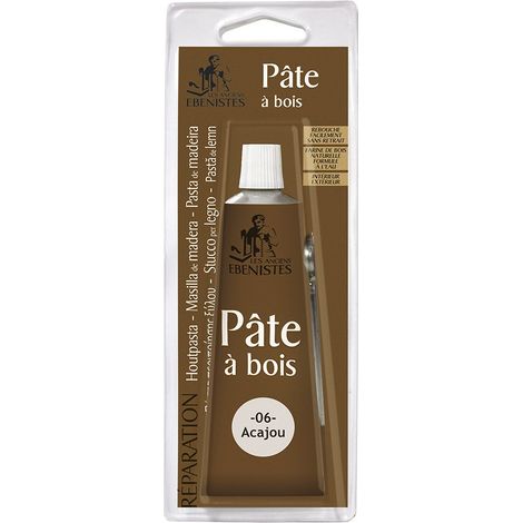 PATE A BOIS TUBE 75ML ACAJOU - Les anciens ébénistes