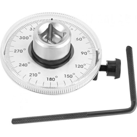 Clé Dynamométrique - 1/2 Pouce - Échelle 360° - Bras Réversible - Pour Moteurs Automobiles - 1 Pièce (1/5)