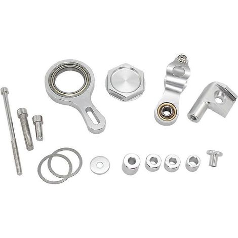 Kit de support de fixation pour amortisseur de direction de moto YAMAHA YZF R1 2002-2017 YZF R6 2006-2020, argent