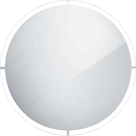 Nimco Spiegel - Spiegel mit LED-Beleuchtung, Durchmesser 60 cm, Aluminium ZP 24000R