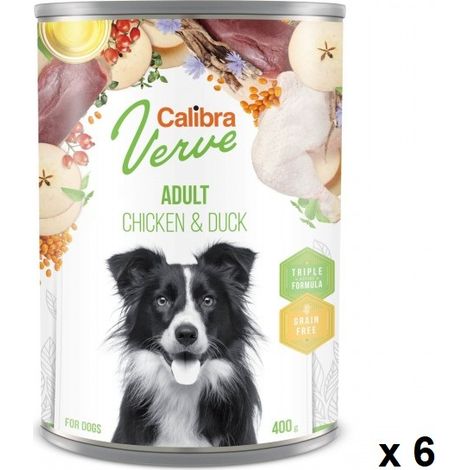 Calibra il cane GF GF Verve per adulti e scatola 6x400gr