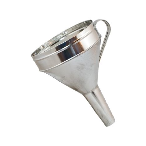 Entonnoir métallique droit, diamètre 23 cm