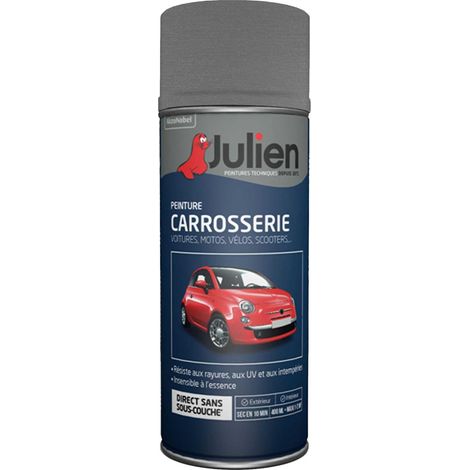 Peinture aérosol pour Carrosserie - Brillant Gris Thallium 37102 - 400 ml - Julien