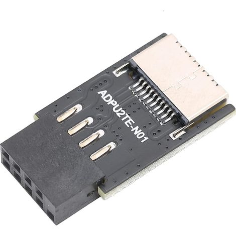 Adaptador Panel frontal USB 2.0 9 pines a USB Type E 3.2 (1/5)