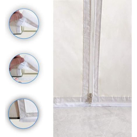 Joint de Porte pour Climatiseur Mobile et Sèche-Linge, 90x210 CM - Fonctionne avec Toutes Les Unités de Climatisation Mobiles (1/4)