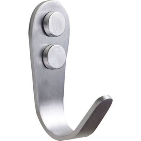 6Pcs Hooks Door Coat Stainless steel, Hook Wall Door Towels Hook Hook Wall Simple Hooks Stickers Universal Hooks of Suspension All Use, for Kitchen bathroom. (1/5)