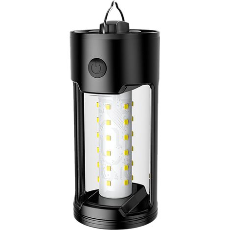 Lámpara LED multifuncional para acampar, portátil e impermeable, ideal para montañismo, pesca y mercados nocturnos. (1/5)