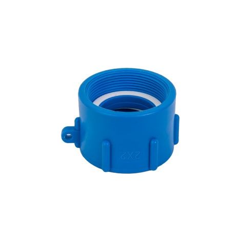 Raccord IBC femelle S60x6 vers 2 pouces bleu Bradas (1/2)