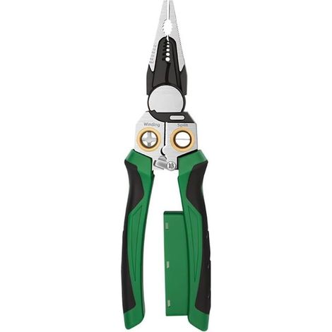 Pelacables eléctrico 8 en 1 con comprobador de voltaje, comprobador de voltaje multifunción, alicates para cables, tijeras para enrollar y cortar cables. (1/5)